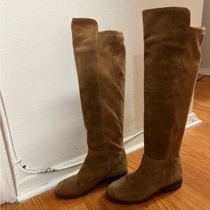 Brown sole society Suede Over-the-Knee Boots
